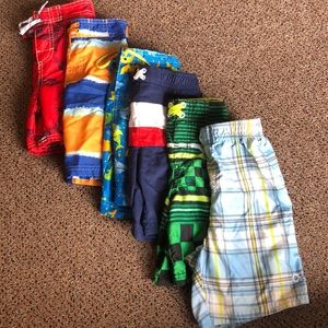 Bundle of 6, size 4T swim trunks! 🐳